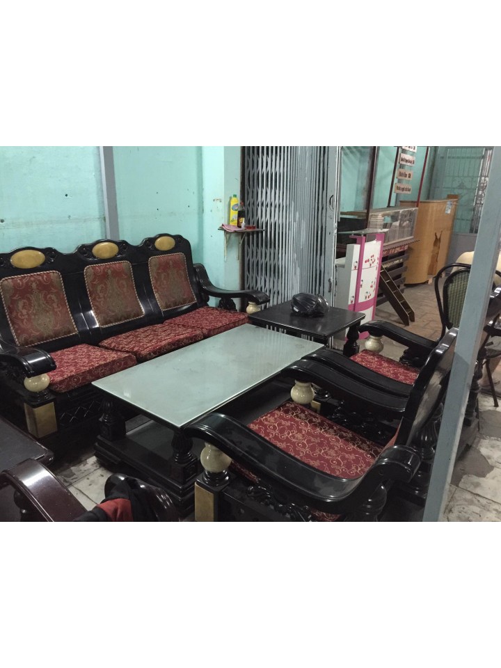 thanh ly salon gỗ ốp đá